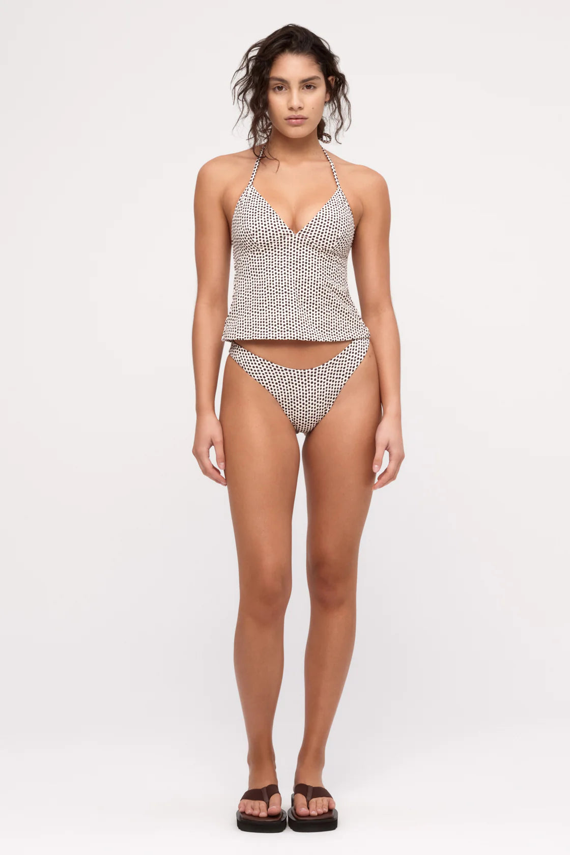 HALTER TANK TOP | NATURAL SPOT