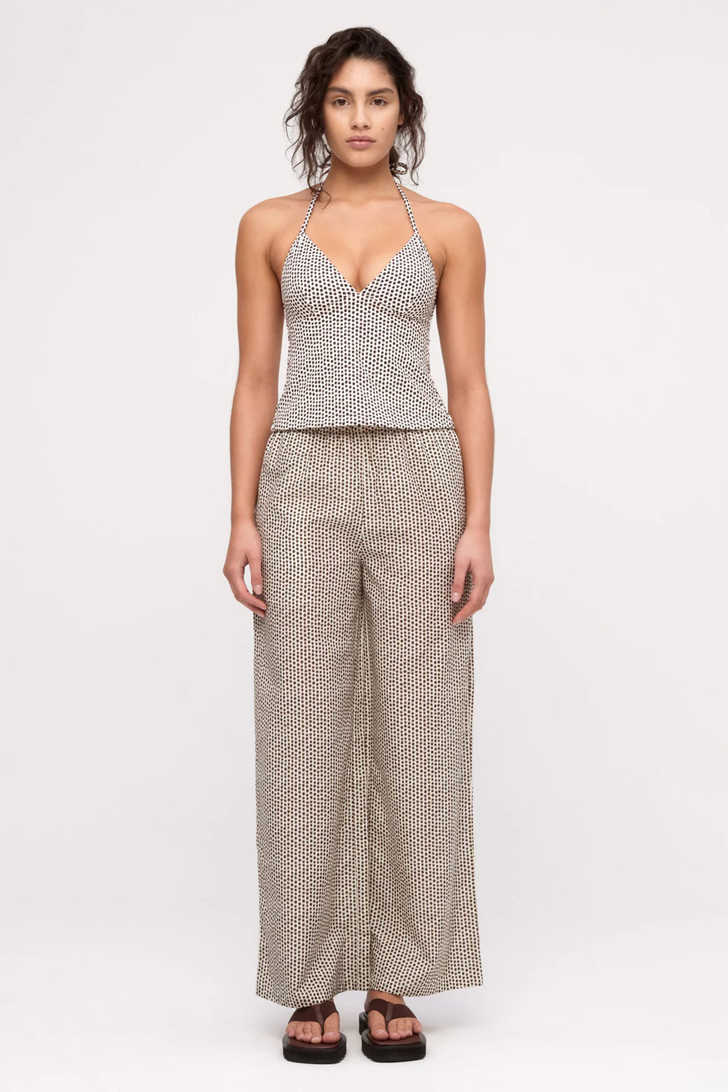 HALTER TANK TOP | NATURAL SPOT