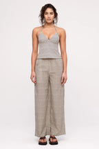HALTER TANK TOP | NATURAL SPOT