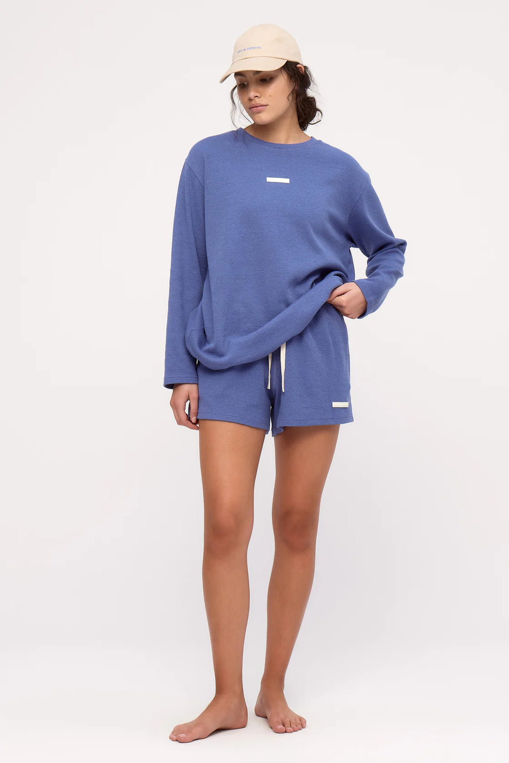 Zulu & Zephyr Waffle Sport Shorts Blue