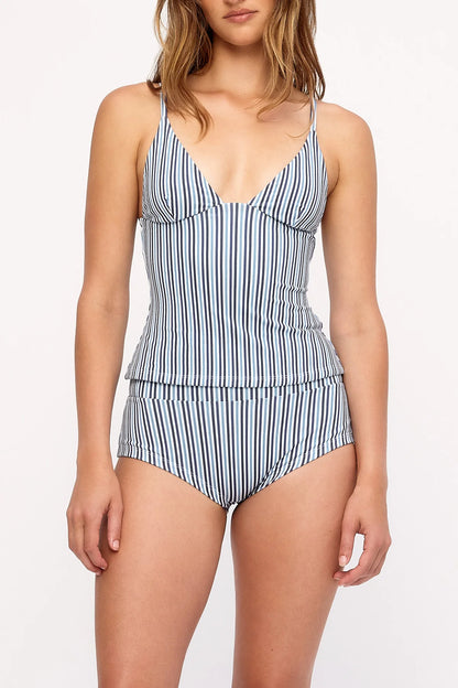 Zulu & Zephyr Blue Stripe Tank Top