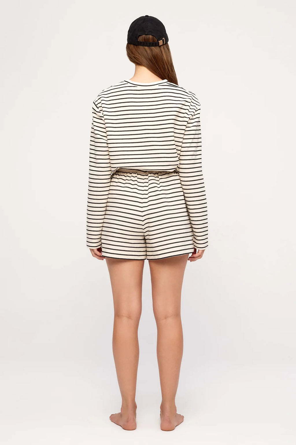 Zulu & Zephyr Jersey Sport Short Black Stripe