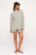 Zulu & Zephyr Jersey Sport Short Black Stripe