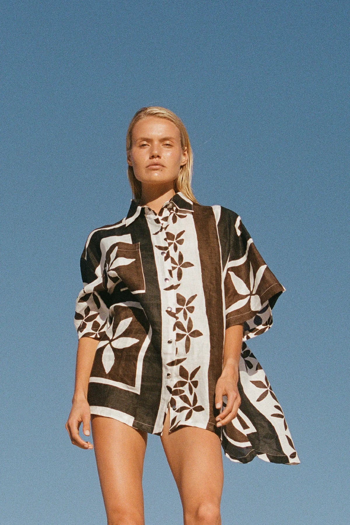 SARONG FLOWER SHIRT