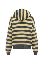 Olga Joan Zip Hoodie Limone Stripe