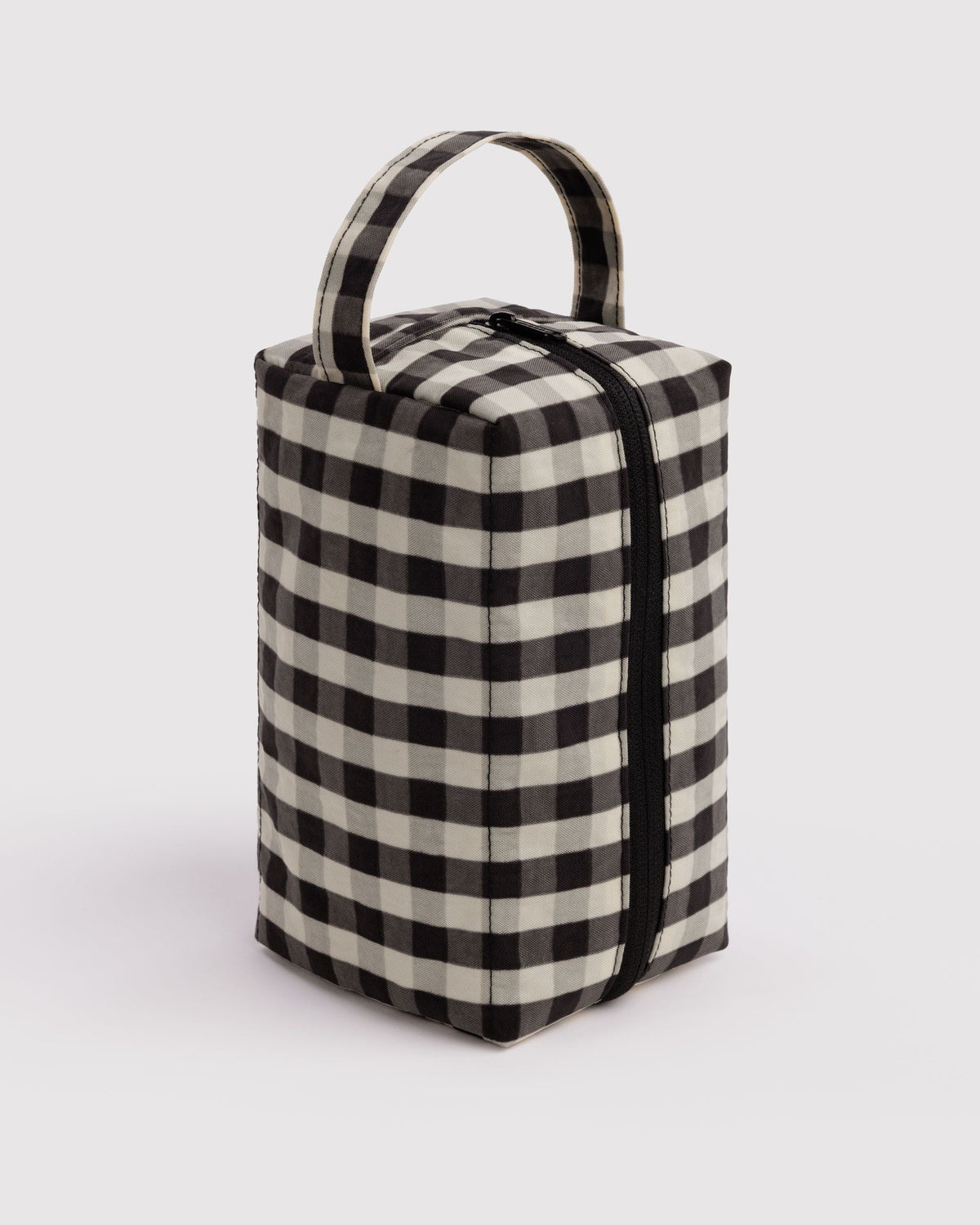 Baggu Dopp Kit Black and Cream Gingham 1