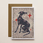 Molly Stredwick A6 Greeting Card Whippet Dog