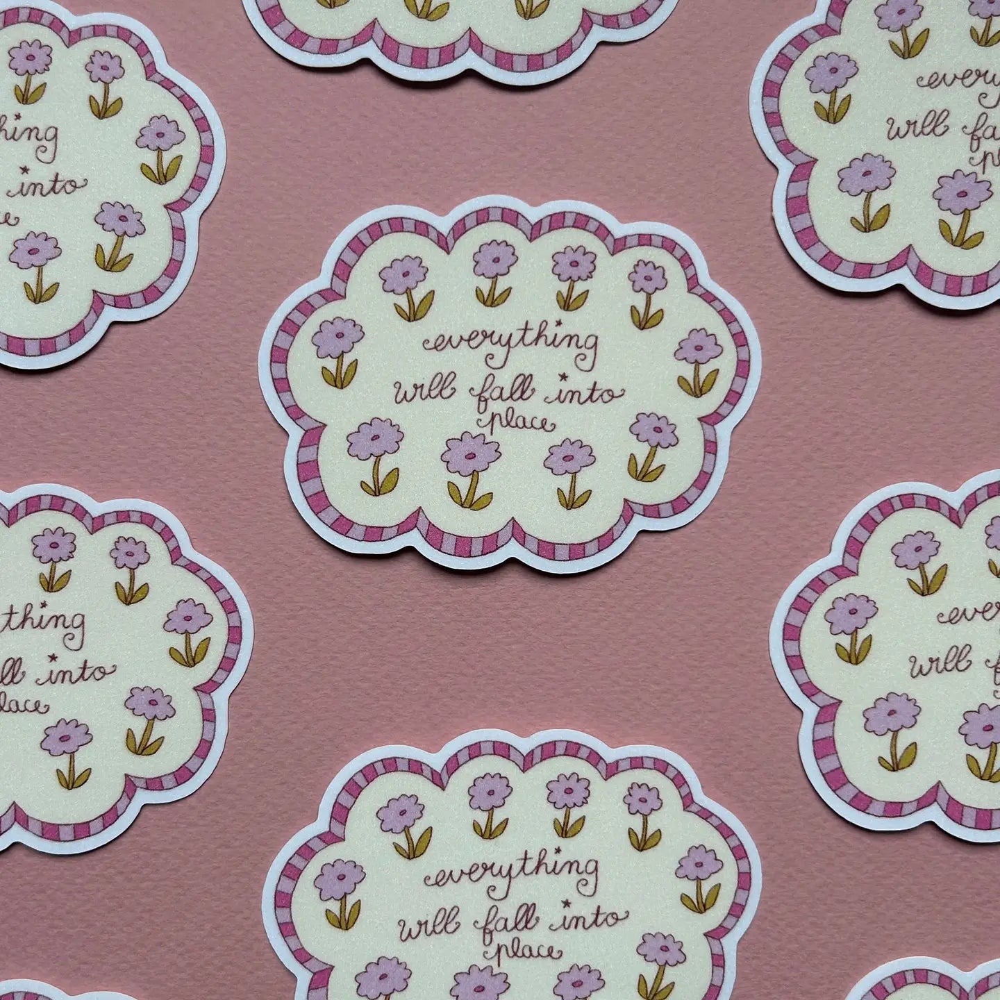 CLOUD FLOWERS STICKER | NANY CRAFT SHOP