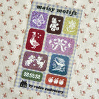 MAISY MOTIFS GLITTER VINYL STICKER SHEET | RODEO EMBROIDERY
