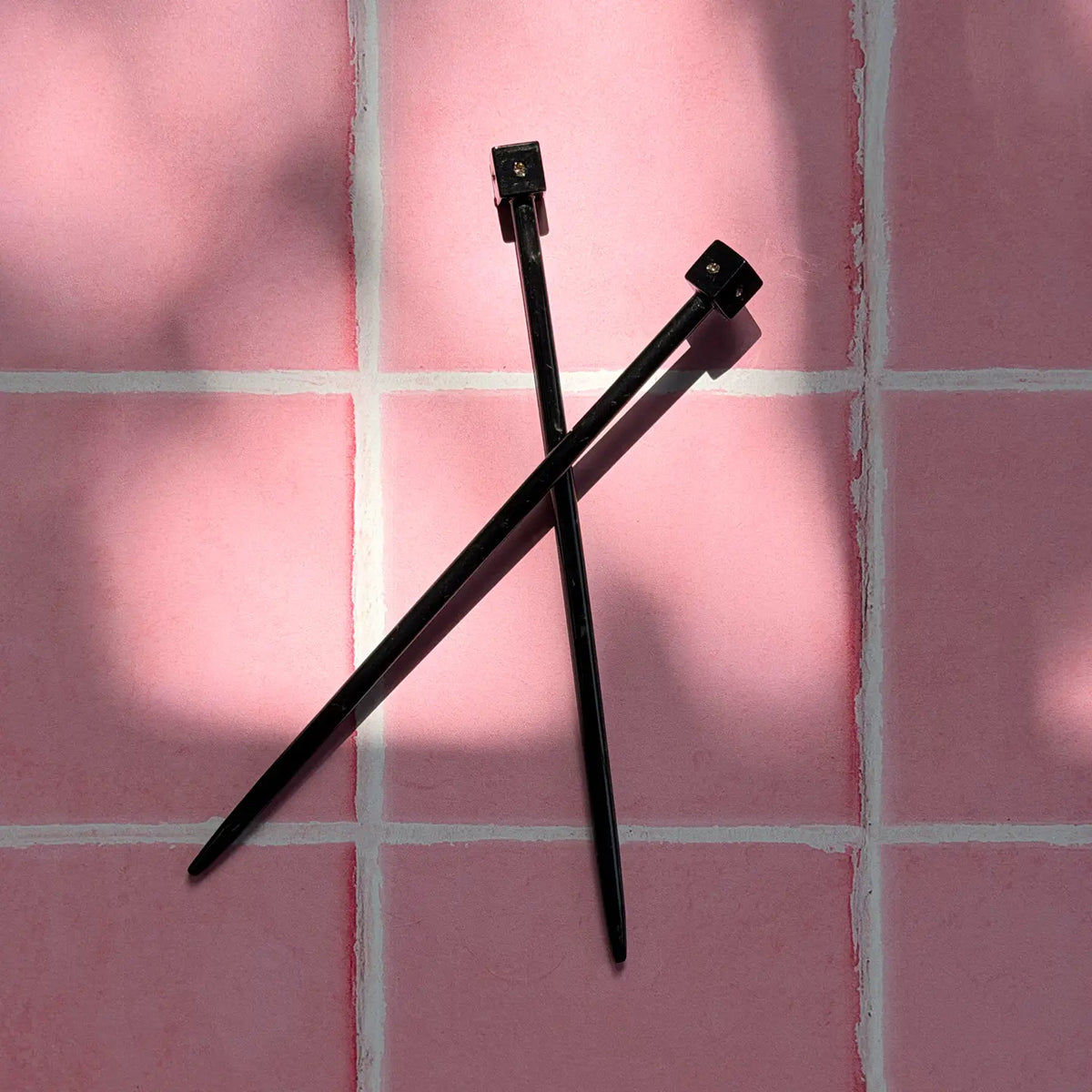 Hey Ricochet Knitting Needle Hair Stick Set Merlot