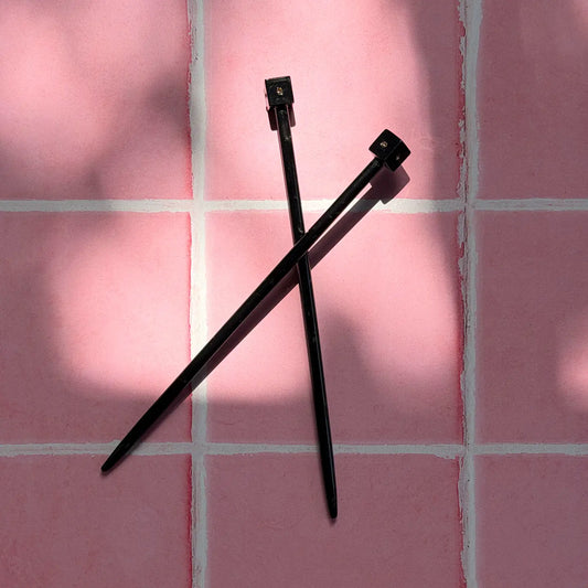 Hey Ricochet Knitting Needle Hair Stick Set Merlot