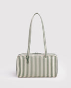 BAGGU NYLON BOWLER BAG | SAGE STRIPE