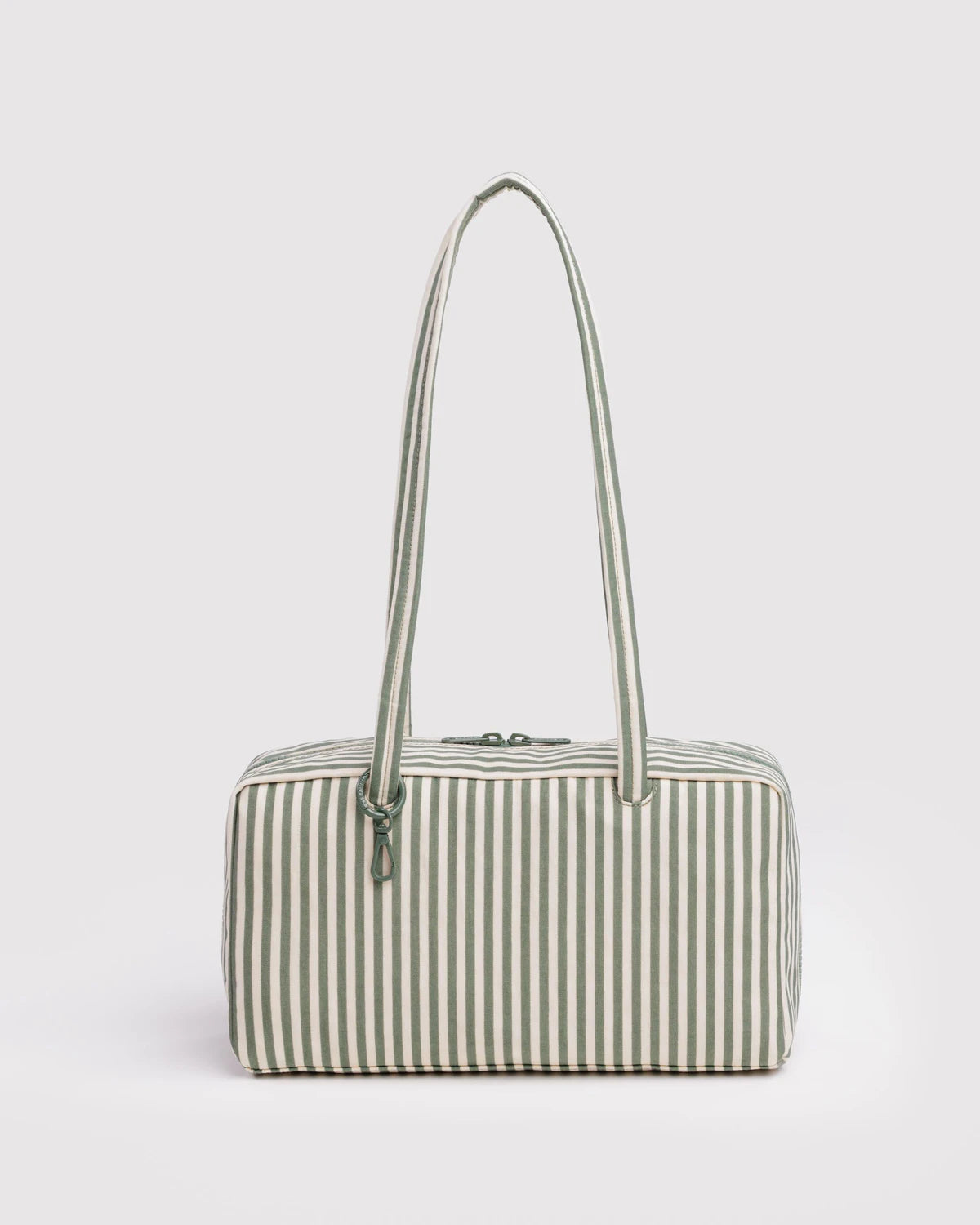 BAGGU NYLON BOWLER BAG | SAGE STRIPE