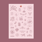 A5 STICKER SHEET EMBROIDERY | NANY CRAFT STORE
