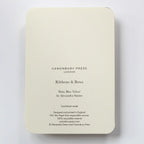 Canonbury Press Baby Blue Velvet Bow Greeting Card
