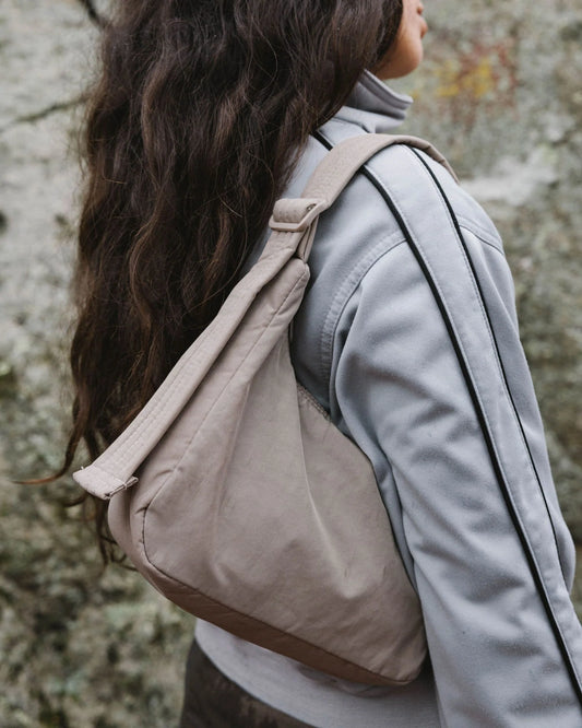 MINI NYLON SHOULDER BAG | DOVE