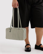 BAGGU NYLON BOWLER BAG | SAGE STRIPE