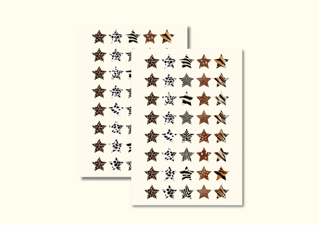 SHELLFLOWER ANIMAL STAR STICKER SHEET