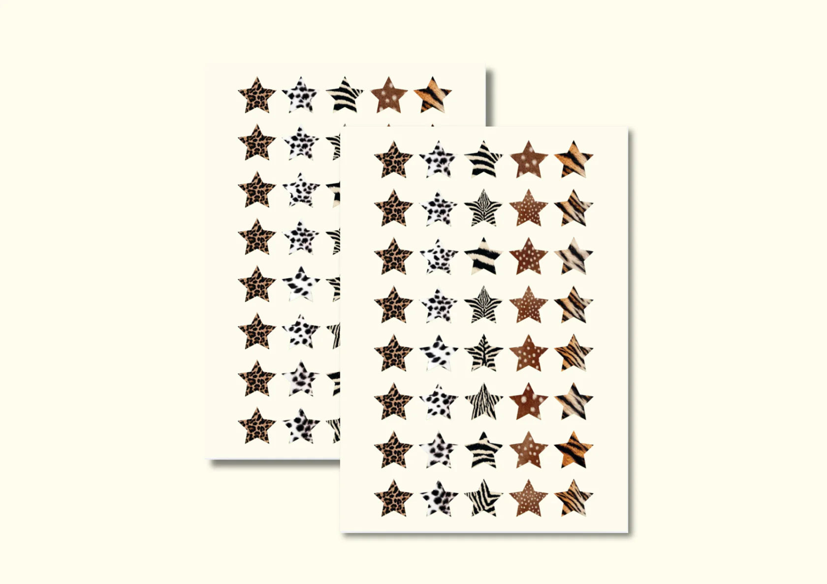SHELLFLOWER ANIMAL STAR STICKER SHEET