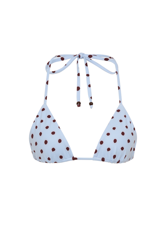 ARNIE TOP | BLUE POLKA FUDGE