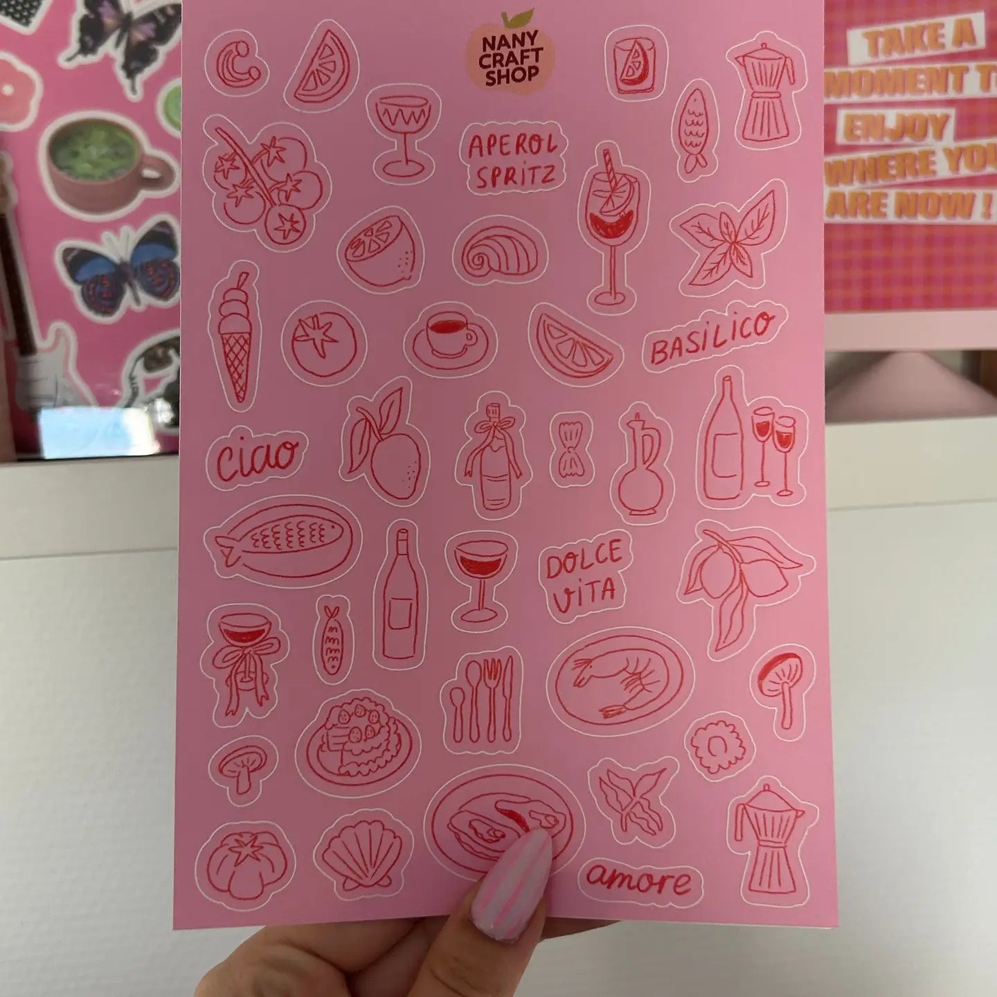 A5 STICKER SHEET JUNE | NANY CRAFT STORE