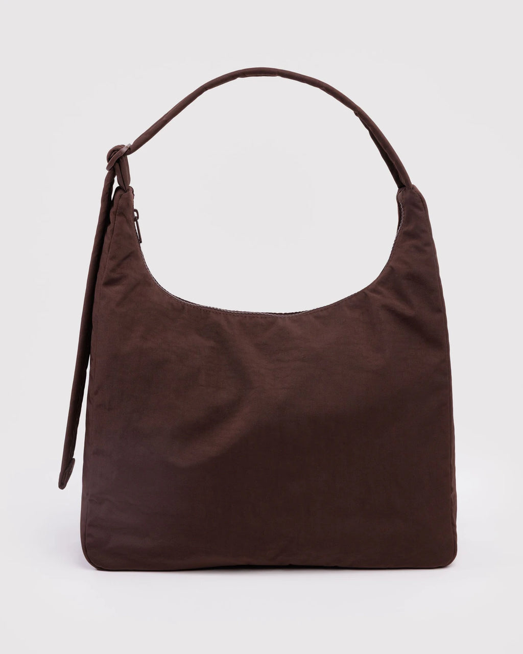 NYLON SHOULDER BAG | COFFEE