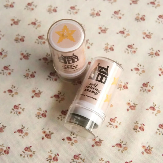 Rodeo Embroidery Star Self Inking Stamp