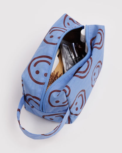 Baggu Dopp Kit Misty Blue Happy 2