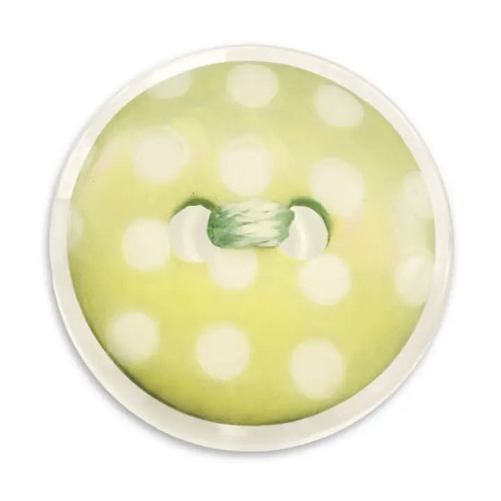 POP SOCKET| GREEN POLKA DOT BUTTON | UNLUCKY WISHES