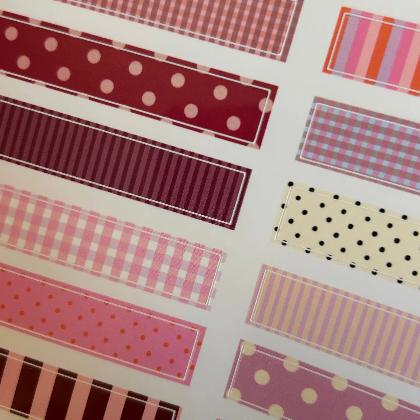 A5 STICKER SHEET WASHI TAPE | NANY CRAFT STORE
