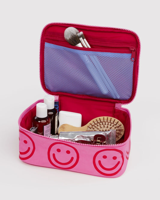Small Cosmetic Case Azalea Pink Happy 2