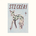 Molly Stredwick Black & White Dog Sticker