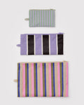 FLAT POUCH | CANDY SHOP STRIPES