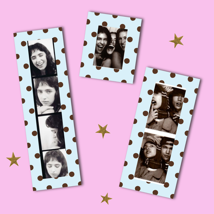 Horse Girl Spotty Babe Photostrip Frame Magnet 2