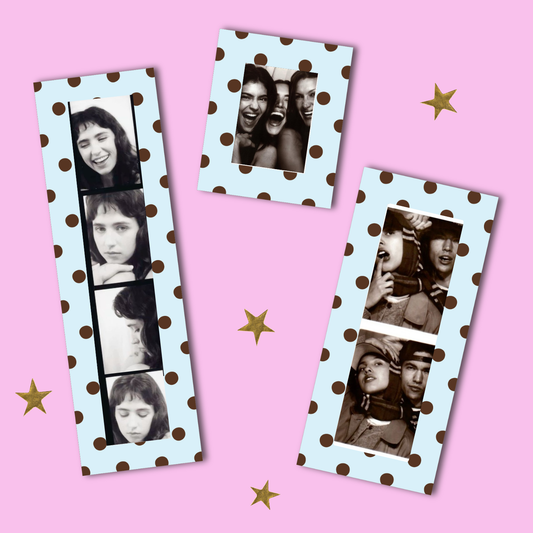 Horse Girl Spotty Babe Photostrip Frame Magnet 2
