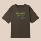 FELLOW PANSIES CROSS STITCH T- SHIRT | RODEO Embroidery