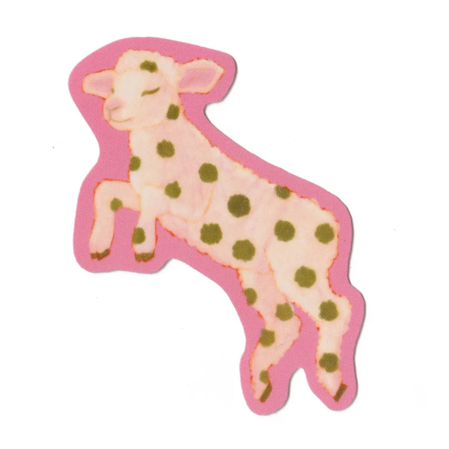 POLKA DOT LAMB! STICKER | RAGS AF – Sean Scott Boutique