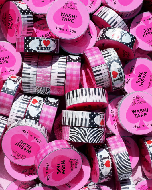 Prince of California I Love Whimsy Washi Tape 2