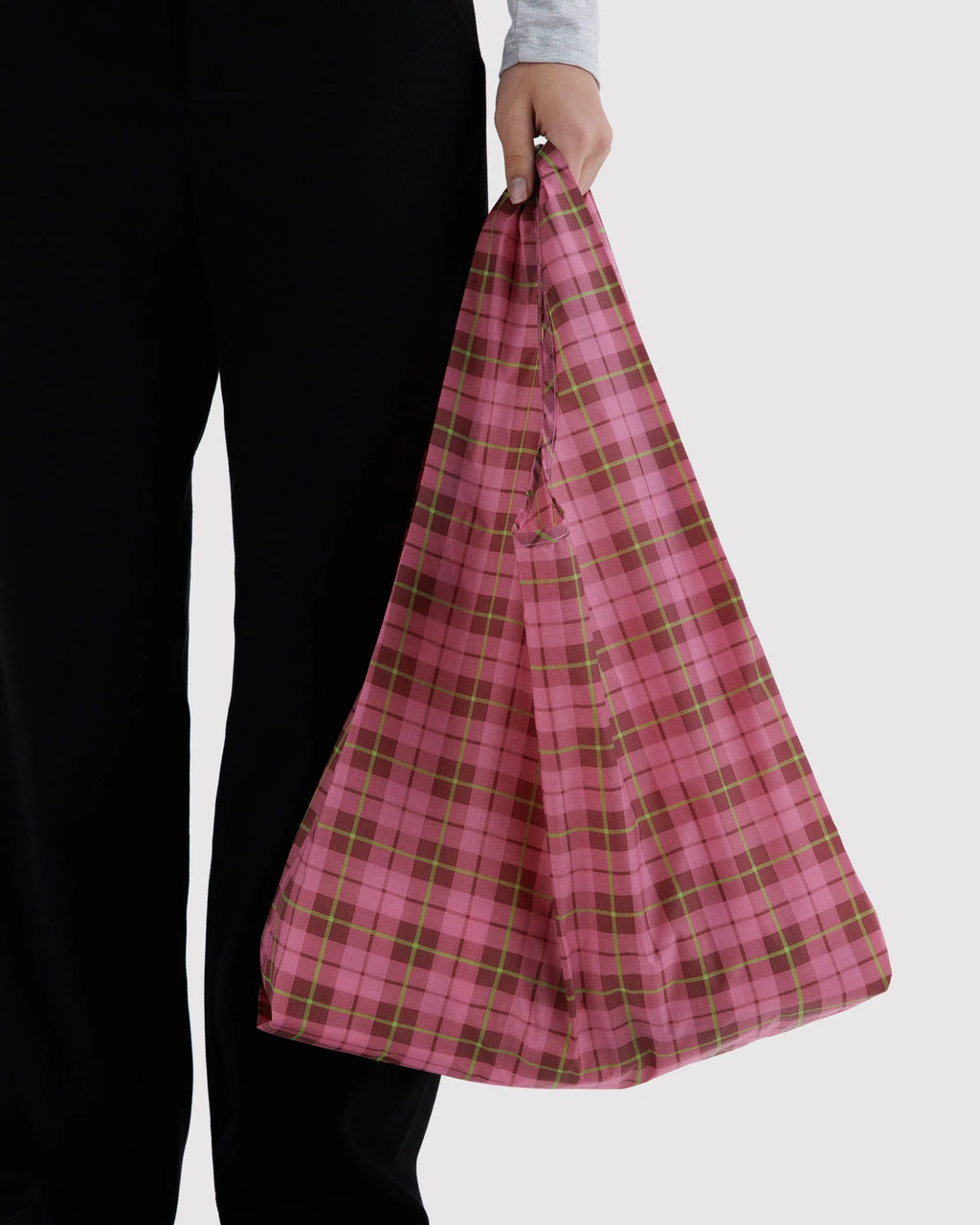 Standard Baggu Pink Houndstooth