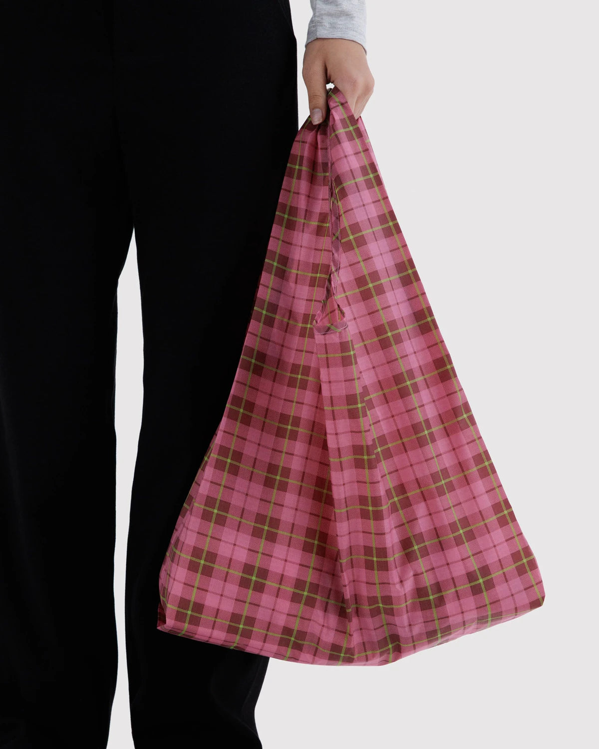 Standard Baggu Pink Houndstooth