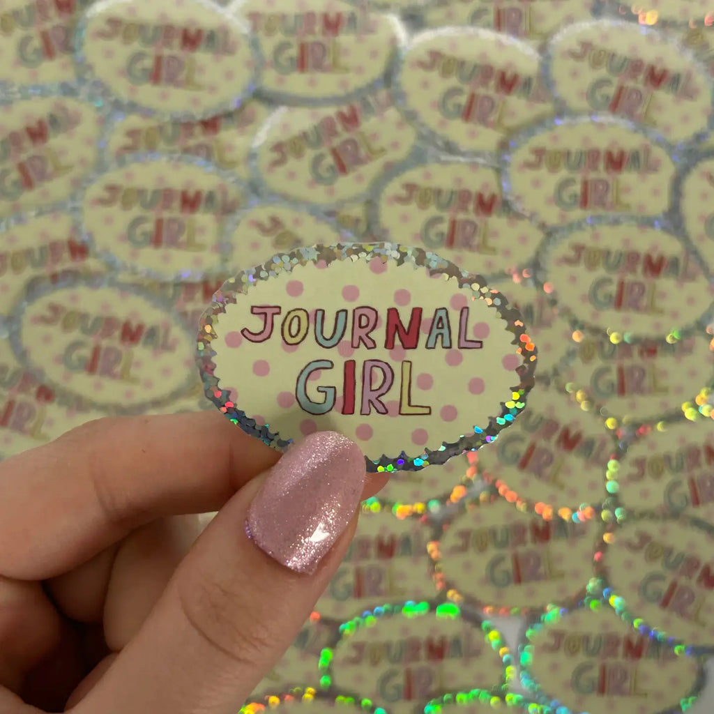 JOURNAL GIRL STICKER | NANY CRAFT SHOP