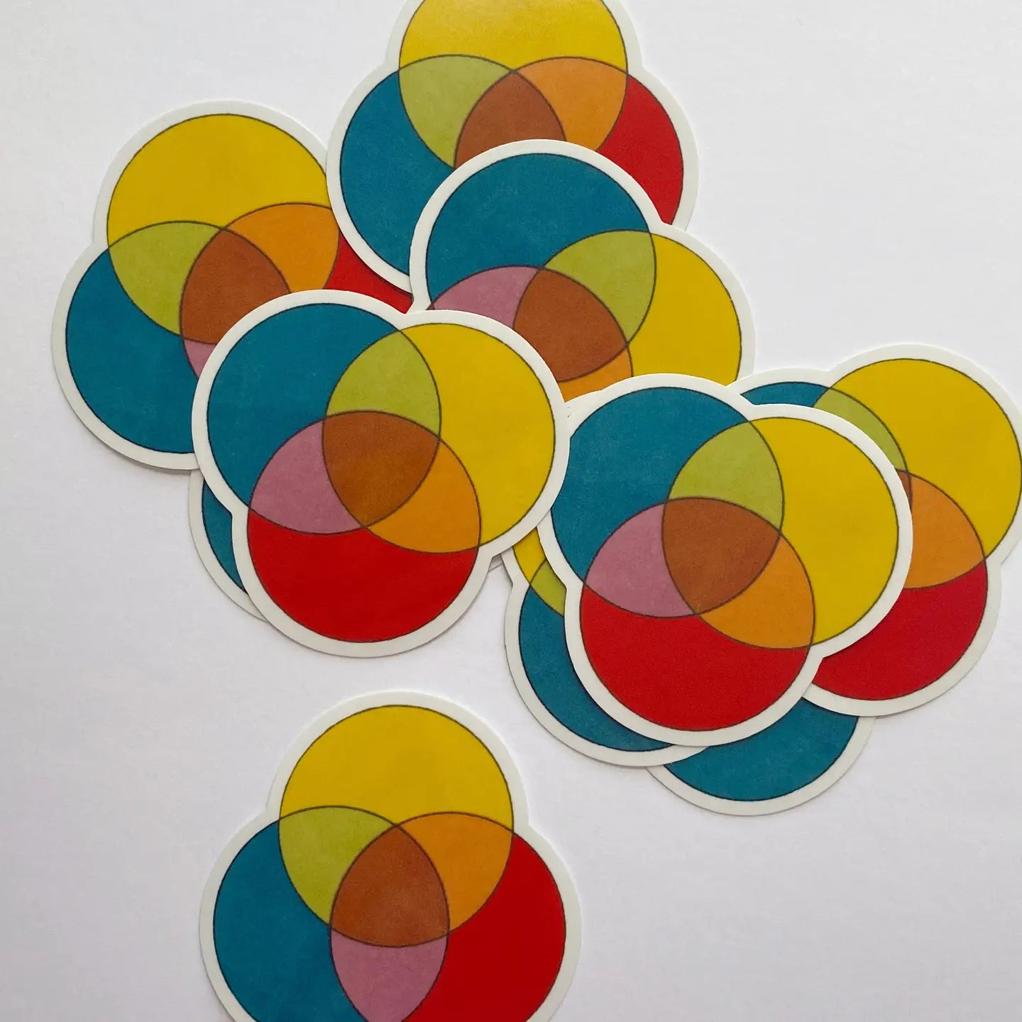 Kiku Print Colour Theory Sticker