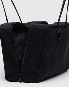 MEDIUM NYLON BOWLER BAG | BLACK