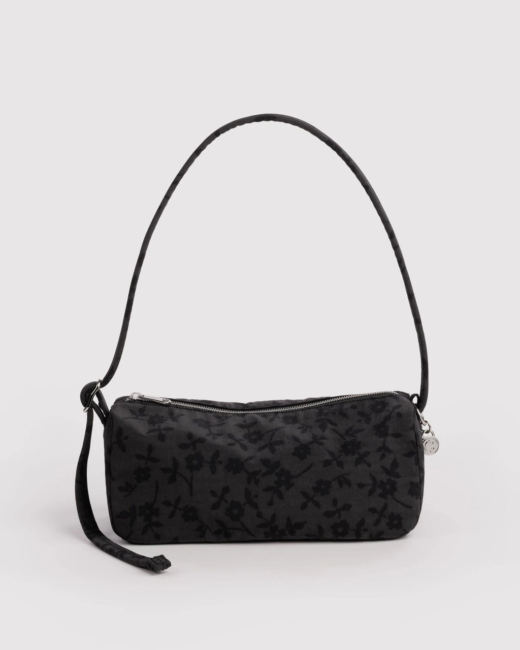 Baggu Nylon Loaf Bag Charcoal Ditsy Floral