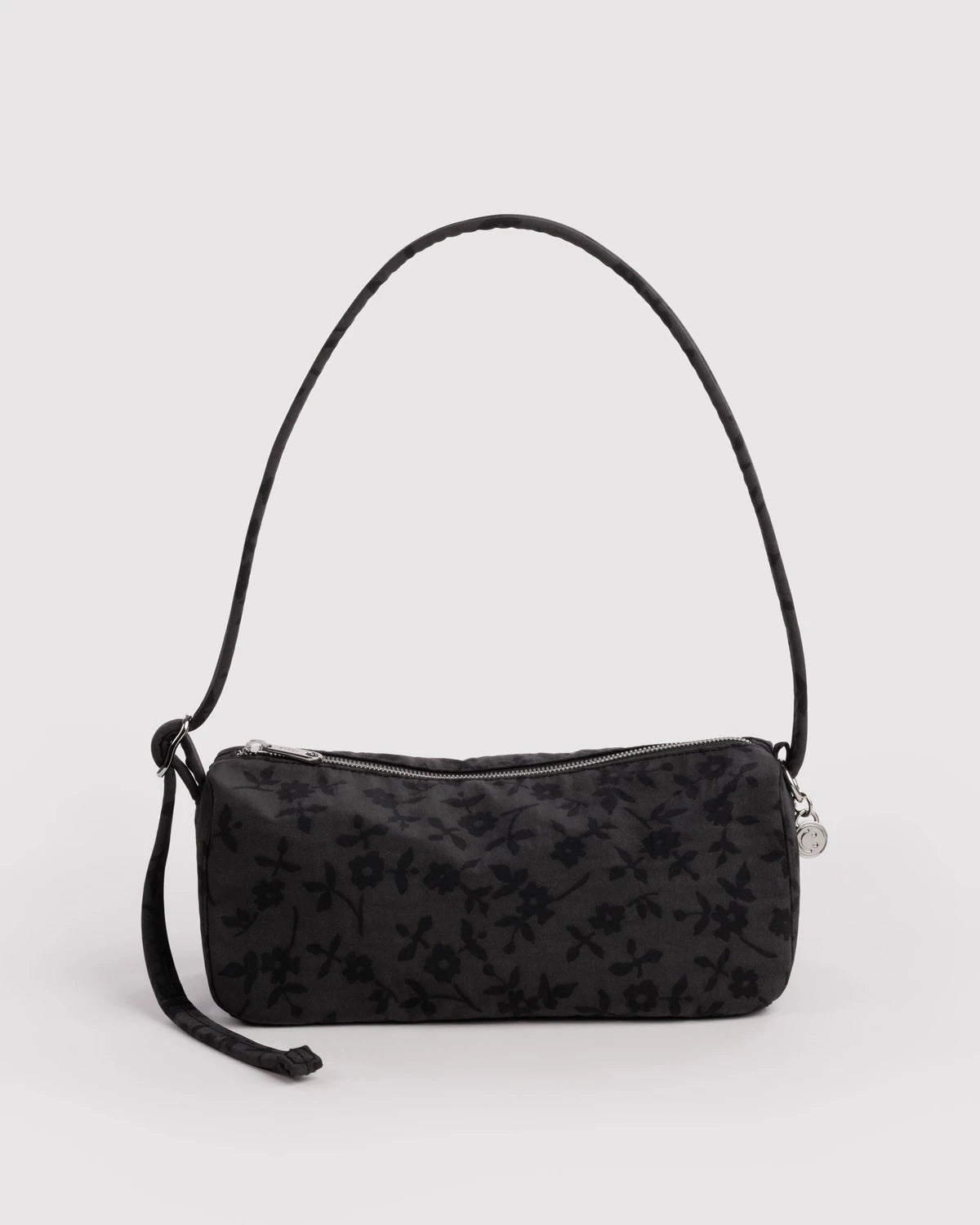 Baggu Nylon Loaf Bag Charcoal Ditsy Floral