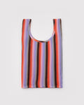 PLEATED BAGGU | GRADIENT STRIPE POPPY & LILAC