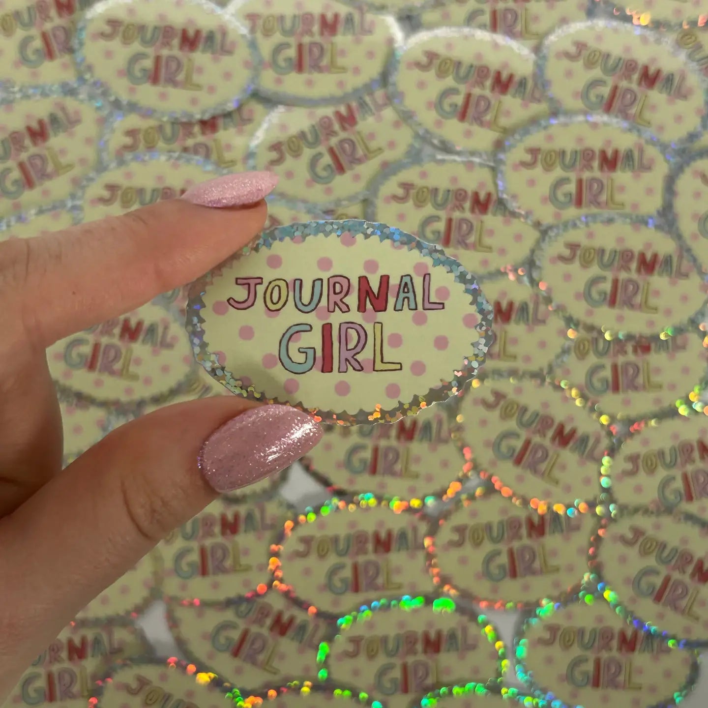 JOURNAL GIRL STICKER | NANY CRAFT SHOP