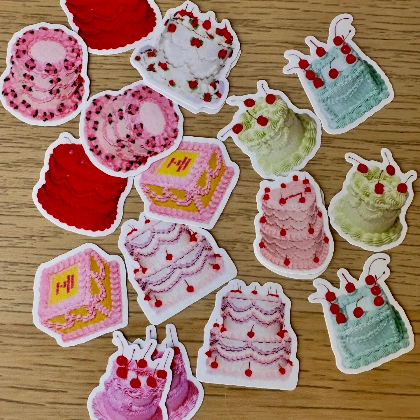 CAKE WASHI FLAKE STICKERS | SHELLFLOWER