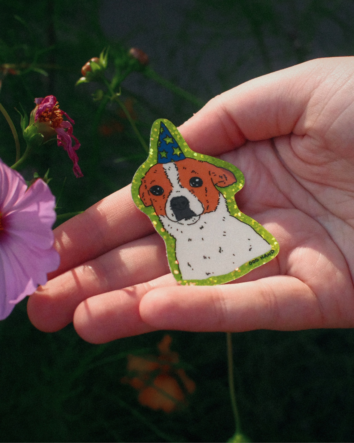Odd Hand Co. Wizard Puppy Holographic Sticker 3