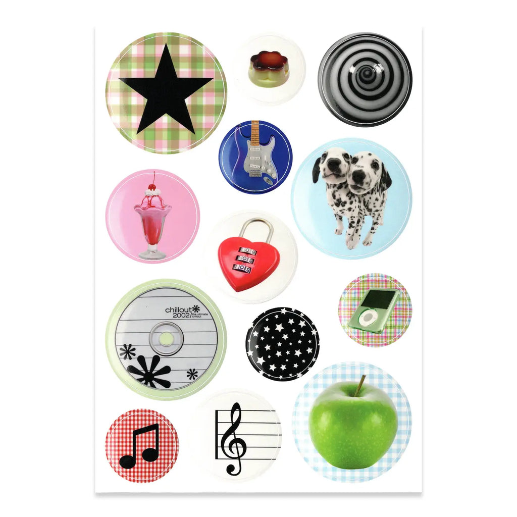 JUMBO PINS STICKER SHEET | UNLUCKY WISHES